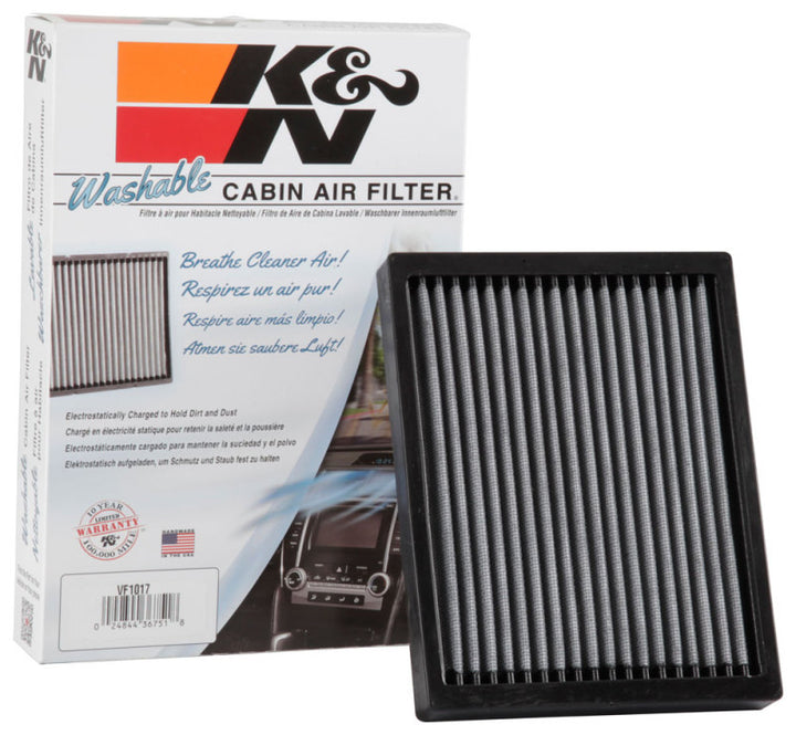 K&N 14-18 Kia Soul 1.6L/2.0L L4 Fuel Injection Cabin Air Filter - Bull Strap