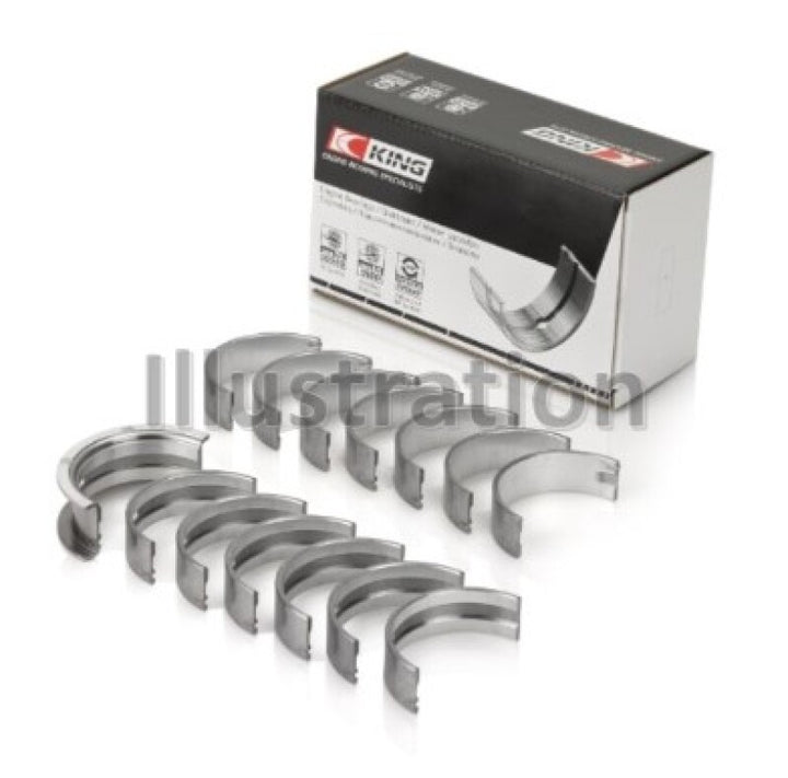 King Engine Bearings 89-15 Dodge Cummins Diesel 5.9L 6.7L Inline 6 Main Bearing Set - Size STD - Bull Strap