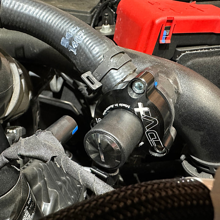 GFB Diverter Valve DV+ 15-23 Ford Mustang 2.3L EcoBoost / 2023 Ford Bronco Raptor/Ranger Raptor 3.0L - Bull Strap