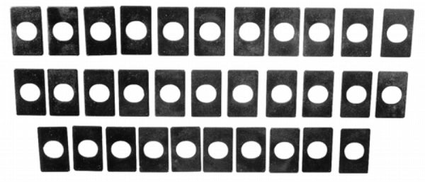 Ford Racing Valve Rocker Arm Pedestal SHim Kit - Bull Strap