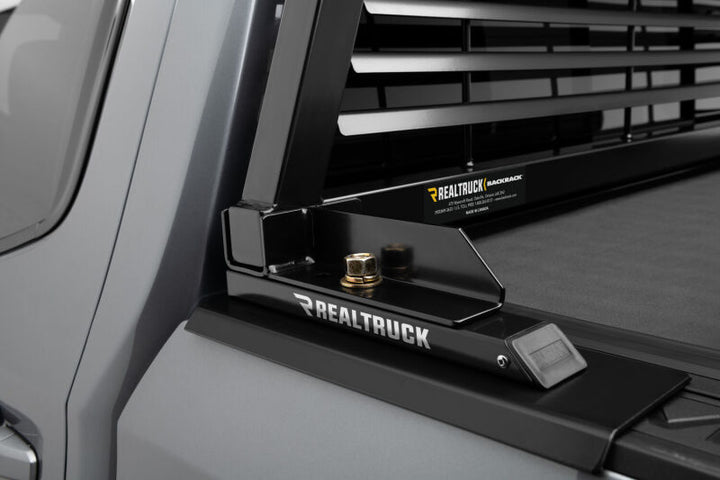 BackRack 99-23 Ford F250/350/450 Louvered Rack Frame Only Requires Hardware - Bull Strap