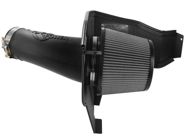aFe MagnumFORCE Intake Stage-2 Pro DRY S 11-12 Dodge Challenger/Charger/Chrysler 300, SRT8 V8 6.4L - Bull Strap