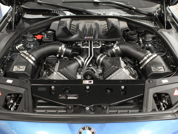 aFe Momentum PRO DRY S Intake System 12-14 BMW M5 (F10) V8 4.4L (tt) - Bull Strap