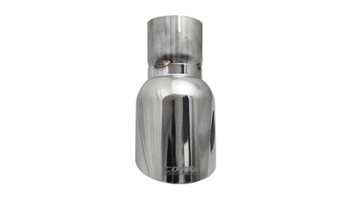 Corsa 2009-2019 e Universal 3.0in Inlet / 4.5in Outlet Polished Pro-Series Tip Kit - Bull Strap