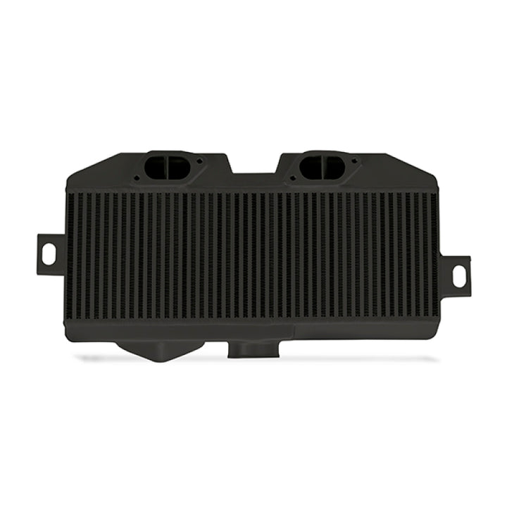 Mishimoto Subaru 08-15 WRX STi Top-Mount Intercooler Kit - Powder Coated Black & Black Hoses - Bull Strap