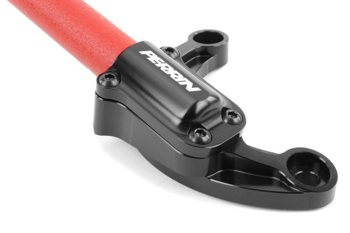 PERRIN 02-07 Subaru WRX/STi/Impreza / 04-08 Forester Front Strut Brace - Red - Bull Strap