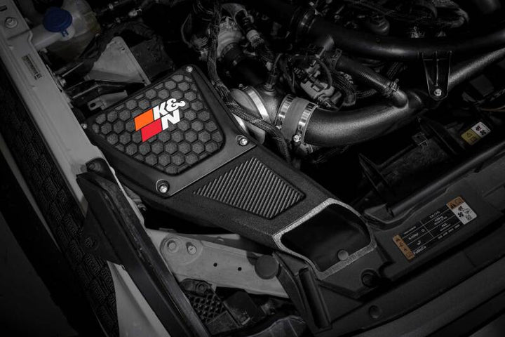 K&N 2021 Ford Bronco V6-2.7L F/I AirCharger Performance Intake - Bull Strap