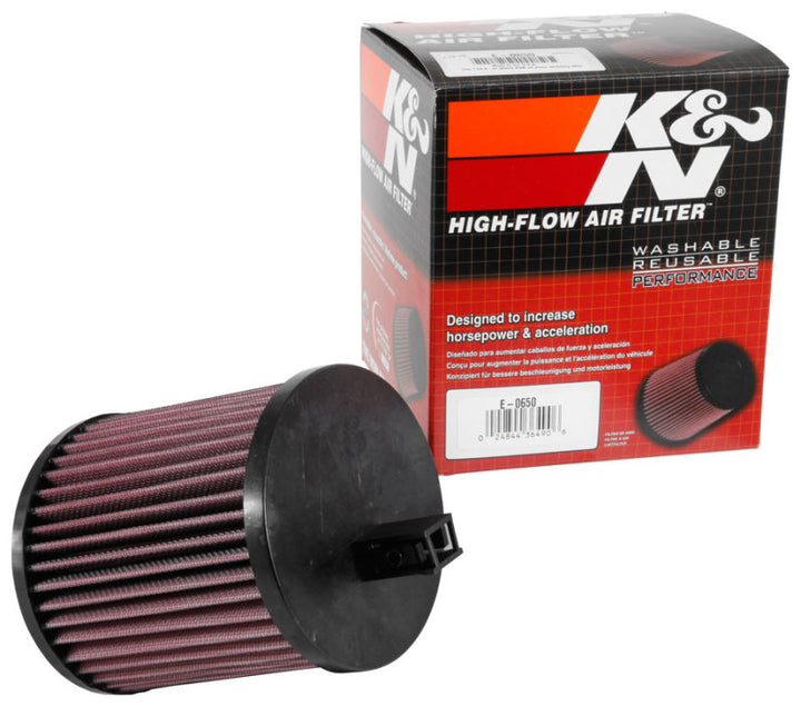 K&N 2016 Cadillac ATS-V V6-3.6L F/l Drop In Air Filter - Replacement Air Filter - Bull Strap