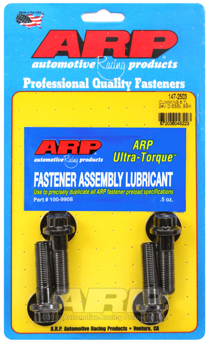 ARP Dodge Cummins 6.7L 24V Balancer Bolt Kit - Bull Strap