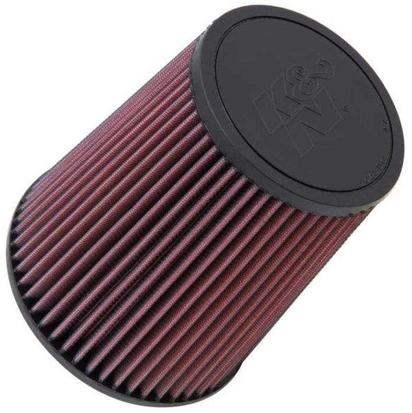 K&N 6 inch OD-Base 4 1/2 inch OD-Top 7 Inch H Round Tapered Universal Air Filter - Bull Strap