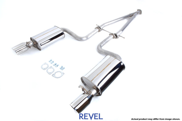 Revel Medallion Touring-S Catback Exhaust - Dual Muffler 98-05 Lexus GS400/430 - Bull Strap