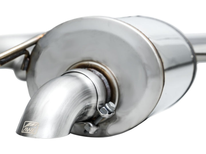 AWE Audi 2019-2023 C8 A6/A7 3.0T Touring Edition Cat-back Exhaust- Turn Downs - Bull Strap