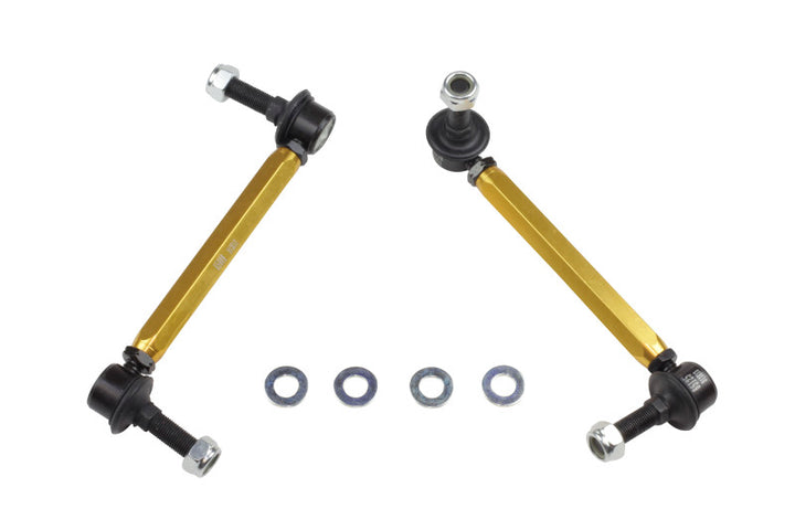 Whiteline Universal Sway Bar Link Assembly Heavy Duty Adjustable Ball/Ball Style - Bull Strap