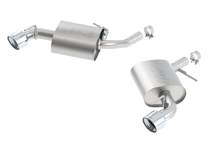 Borla 16-17 Chevy Camaro 3.6L V6 Single Split Rear Exit S-Type Axle-Back Exhaust - Bull Strap