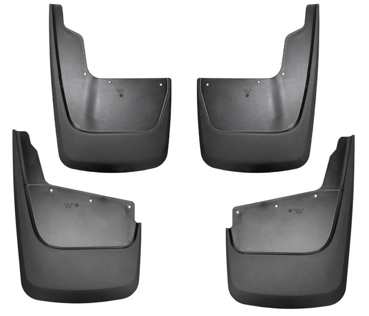 Husky Liners 20-23 Chevrolet Silverado 2500/3500 HD (Excl. Dually) Front/Rear Mud Guards - Black - Bull Strap