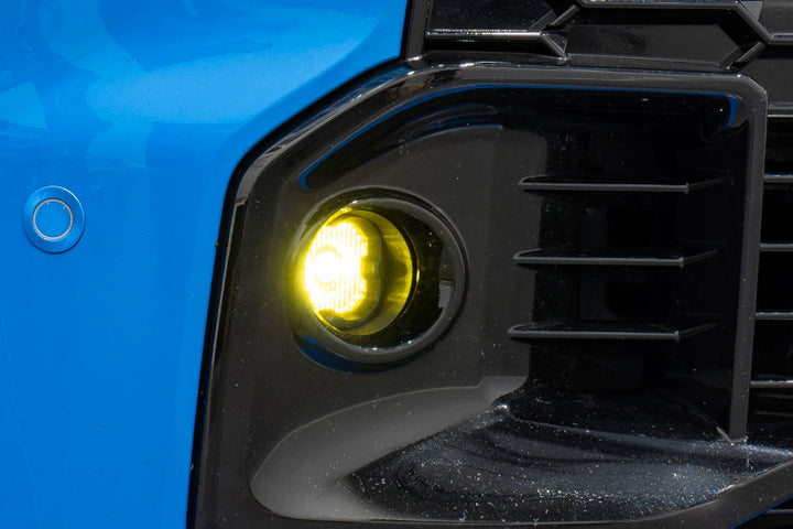 Diode Dynamics 23-24 Toyota GR Corolla SSC1 LED Fog Light Kit - Yellow SAE Fog - Bull Strap