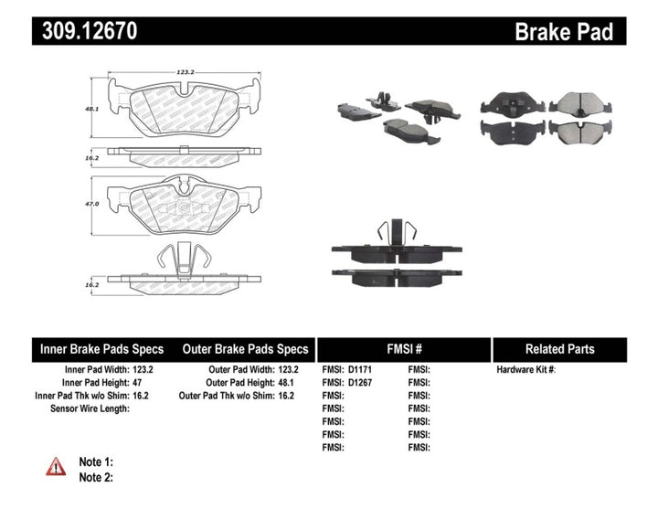 StopTech Performance Brake Pads - Bull Strap