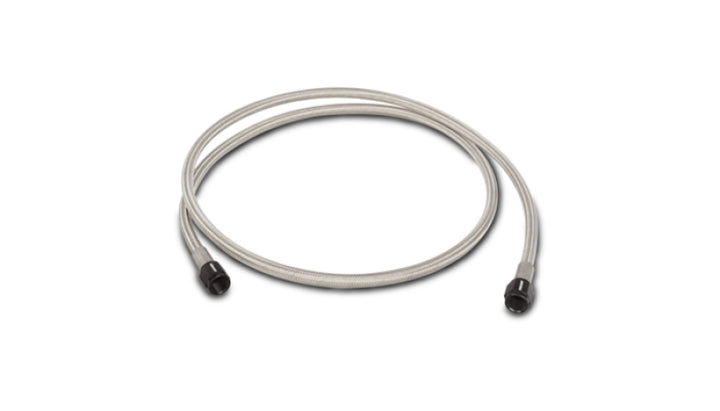 Vibrant Univ Oil Feed Kit 4ft Teflon lined S.S. hose with two -3AN female fittings preassembled - Bull Strap