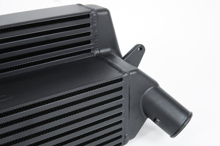 CSF 19-20 Hyundai Veloster N / 17-20 Hyundai i30 N MT Stepped Core Intercooler - Black - Bull Strap