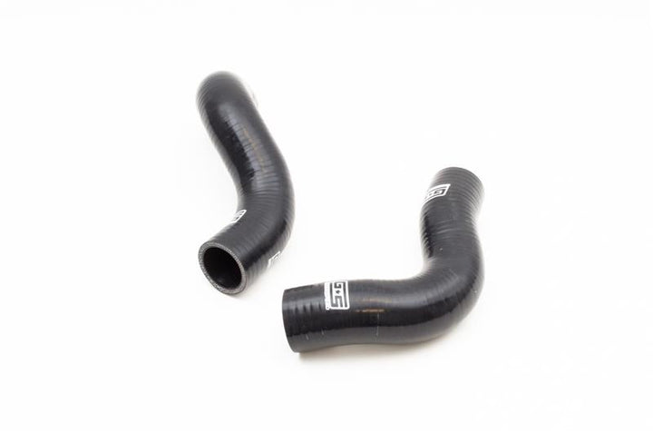 GrimmSpeed 04-08 Subaru Forester XT Radiator Hose Kit - Black - Bull Strap