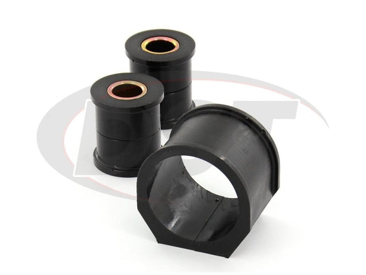 Prothane 98-05 Mazda Miata Steering Rack Bushings - Black - Bull Strap