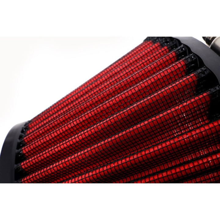 BLOX Racing Shorty Performance 5in Air Filter w/3in Velocity Stack and Coupler Kit - Bull Strap