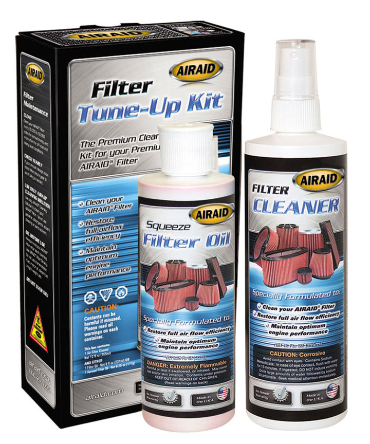 Airaid Renew Kit - 12oz Cleaner / 8oz Squeeze Oil - Bull Strap