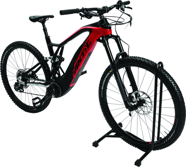BikeMaster Mountain Bike Stand - Black - Bull Strap