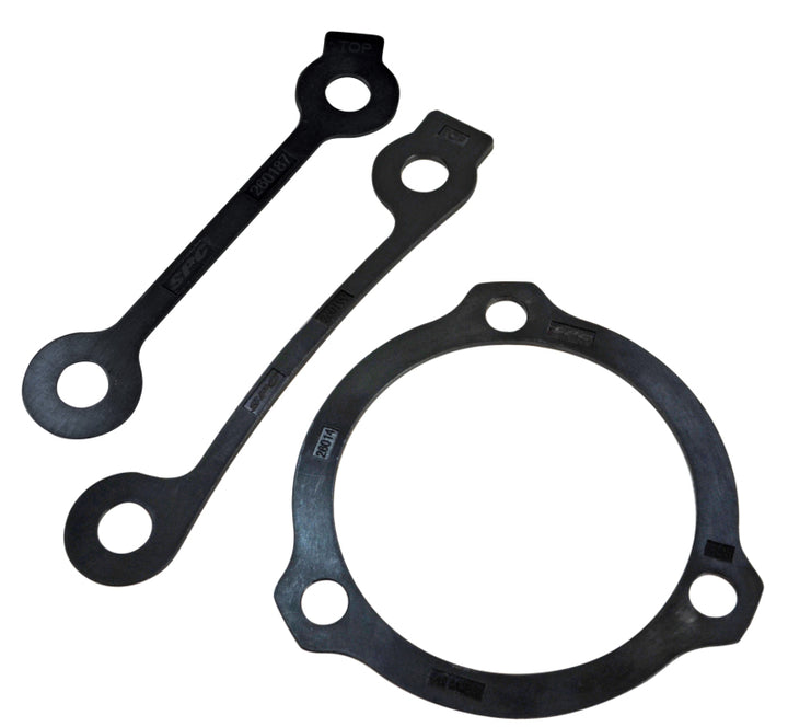 SPC Performance Jeep 07-15 Wrangler / 99-04 Grand Cherokee +1 Degree Camber & Caliper Shim Kit - Bull Strap