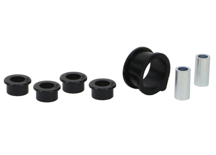 Whiteline 05-21 Nissan Frontier Steering Rack Mount Bushing Kit - Front - Bull Strap