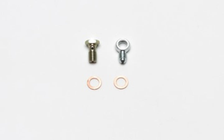 Wilwood Fitting Kit -3 Male w/ 3/8-24 Banjo Bolt (For Banjo Outlet Master Cylinders) - Bull Strap