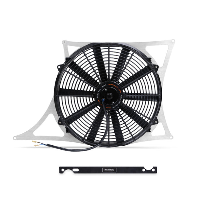 Mishimoto 01-06 BMW M3 E46 3.2L Aluminum Fan Shroud Kit w/o Controller - Bull Strap