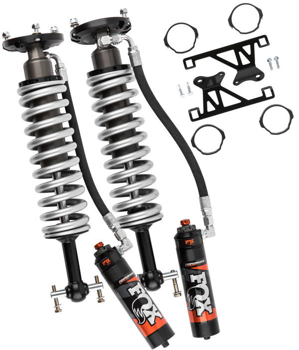 Fox 19+ GM 1500 2.5 Perf. Series 6in R/R Front Coilover Non-TB/Non-AT4 3.5in / TB/AT4 1.5in Lift - Bull Strap