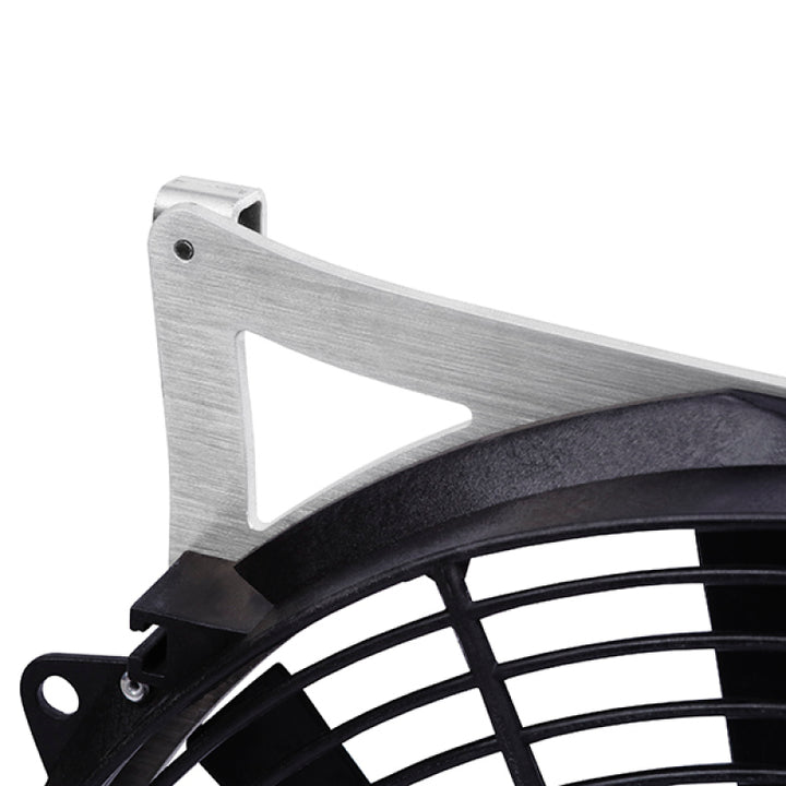 Mishimoto 01-06 BMW M3 E46 3.2L Aluminum Fan Shroud Kit w/o Controller - Bull Strap