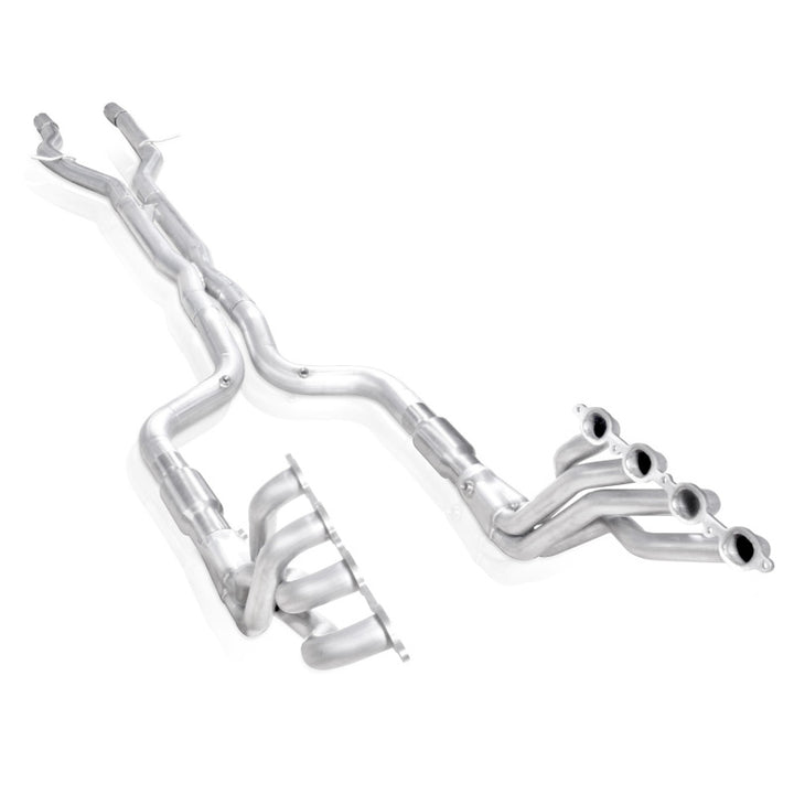 Stainless Works 2016-18 Cadillac CTS-V Sedan Headers 2in Primaries 3in Catted Leads Into X-Pipe - Bull Strap