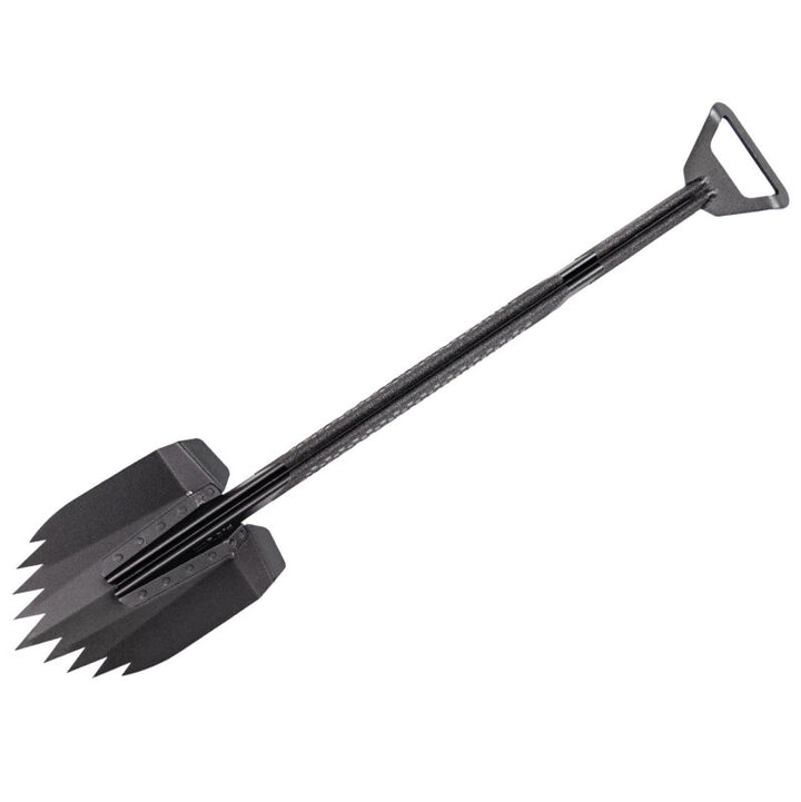 Go Rhino Xventure Gear Sharktooth Stackable Shovel - Textured Black - Bull Strap