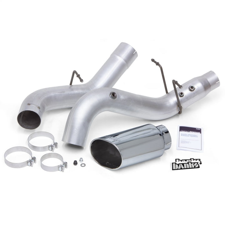 Banks Power 17-19 Chevy Duramax L5P 2500/3500 Monster Exhaust System - Bull Strap