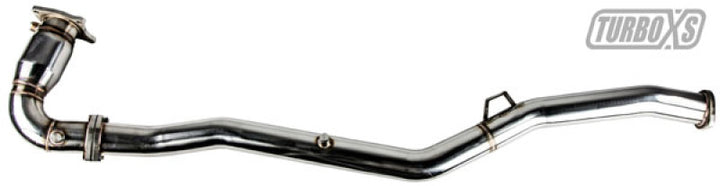 Turbo XS 2015 Subaru WRX M/T Catted Front Pipe - Bull Strap