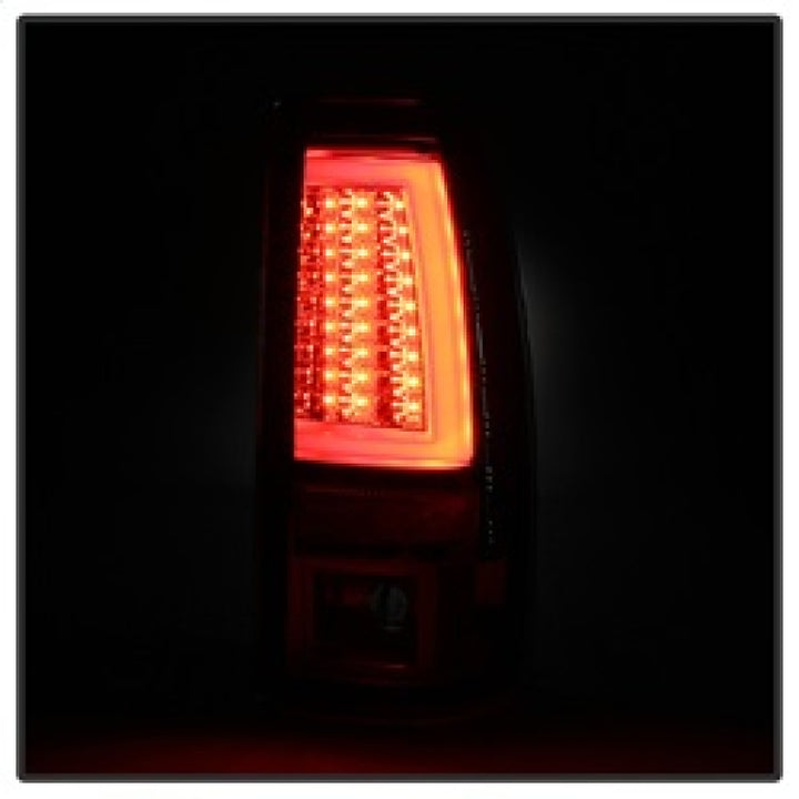 Spyder Chevy Silverado 1500/2500 99-02 Version 2 LED Tail Lights - Red Clear ALT-YD-CS99V2-LED-RC - Bull Strap