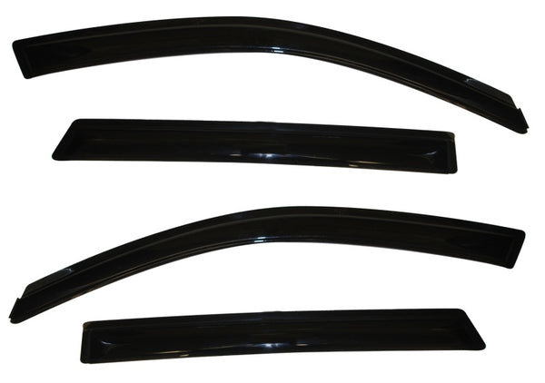 AVS 11-15 Kia Sorento Ventvisor Outside Mount Window Deflectors 4pc - Smoke - Bull Strap