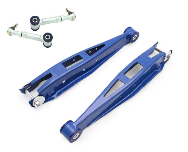 SuperPro 2013 Scion FR-S Base Rear Lower Adjustable Toe & Lower Control Arm Set - Bull Strap