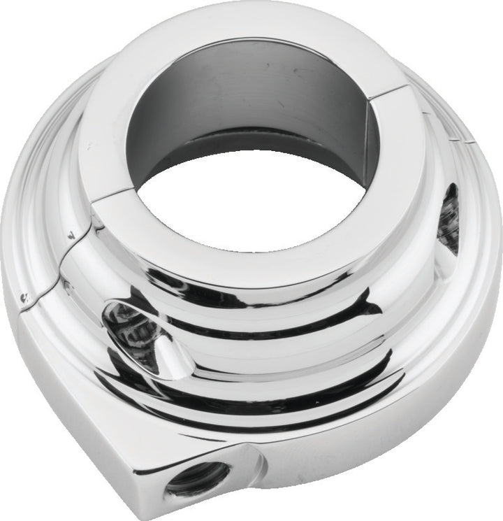 Performance Machine Throttle Housing Assy - Chrome - Bull Strap