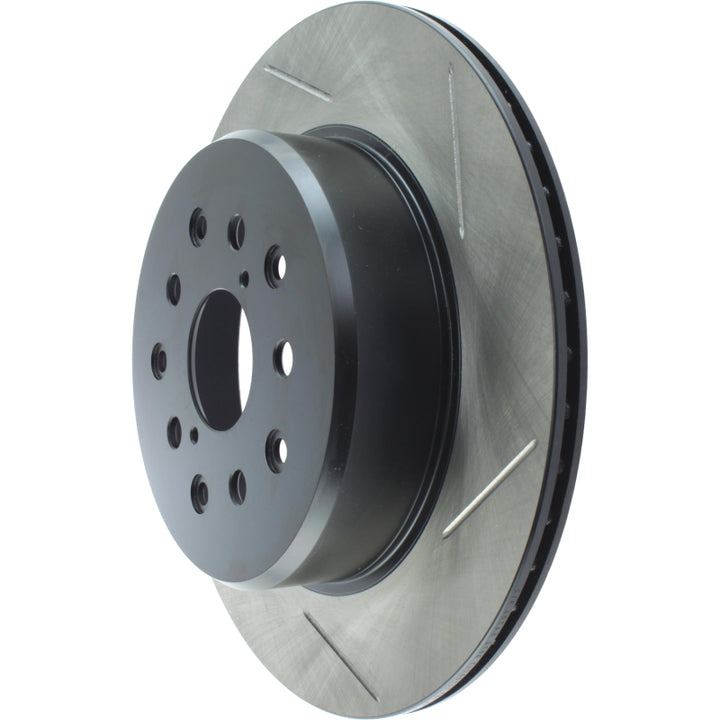 StopTech Power Slot 5/93-98 Supra Turbo Rear Left SportStop Slotted Rotor - Bull Strap