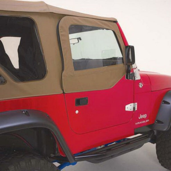 Rampage 1987-1995 Jeep Wrangler(YJ) Door Skins - Spice - Bull Strap