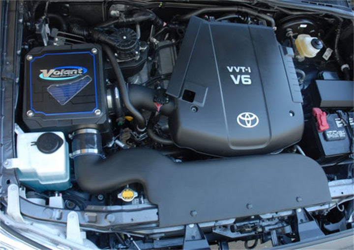Volant 12-14 Toyota Tacoma 4.0L Pro5 Air Intake System w/ Scoop - Bull Strap
