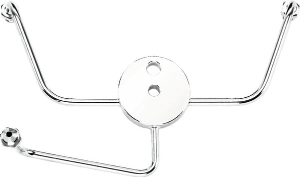 Twin Power Stainless Junction Block Male AN3 Wide Glide Custom - Bull Strap