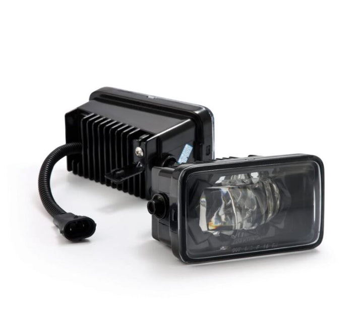 AlphaRex 15-20 Ford F150/17-22 Super Duty DoubleTap Dual Color LED Projector Fog Lights - Bull Strap