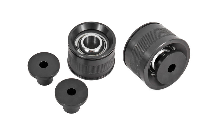 BMR 16-17 6th Gen Camaro Front Radius Rods Bearing Kit - Black - Bull Strap