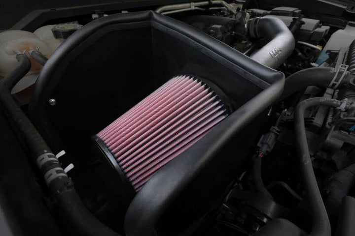 K&N 17-18 Chevrolet Colorado V6-3.6L F/I AirCharger Performance Intake - Bull Strap