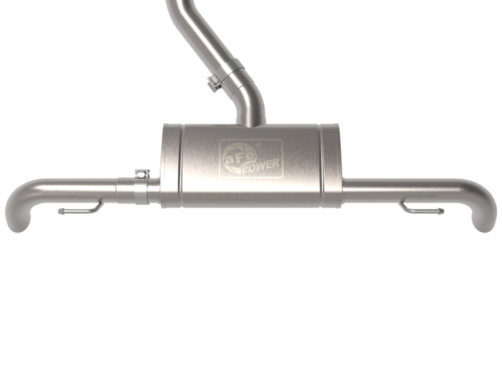 aFe MACH Force-Xp 17-21 Audi Q5 L4-2.0L (T) 3in to 2.5in Stainless Steel Cat-Back Exhaust System - Bull Strap